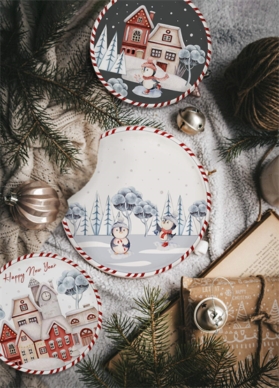 The Mia Penguin Servis Tabağı 6 Lı Set 26 cm NEW012