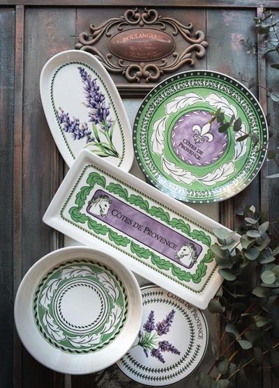 The Mia Provence Lavanta Dikdörtgen Servis 35x16 cm PRC007