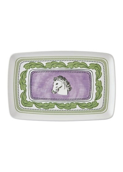 The Mia Provence Lavanta Dikdörtgen Servis Tabağı 31x20 cm