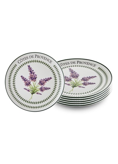 The Mia Provence Lavanta Servis Tabağı 6lı Set 26 cm PRC04