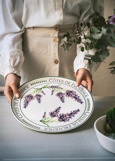 The Mia Provence Lavanta Servis Tabağı 30 Cm PRC0005