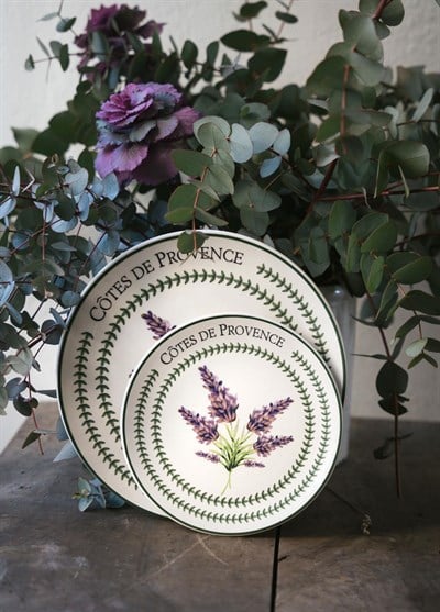 The Mia Provence Lavanta Servis Tabağı 6lı Set 26 cm PRC04