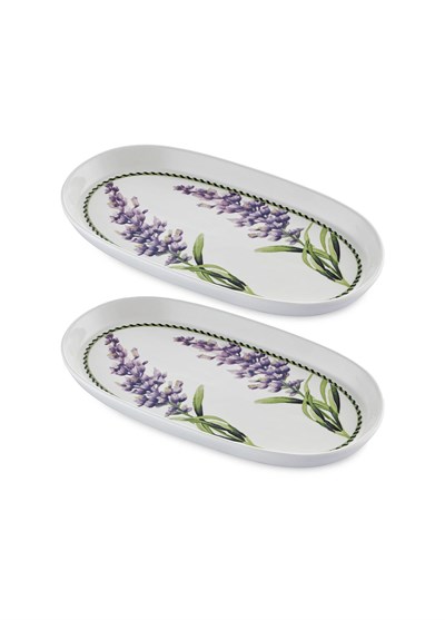 The Mia Provence Lavanta Oval Servis Tabağı 2li 29 cm