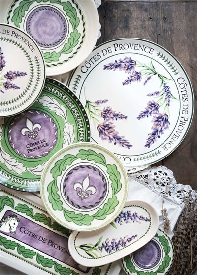 The Mia Provence Lavanta Servis Tabağı 30 Cm PRC0005