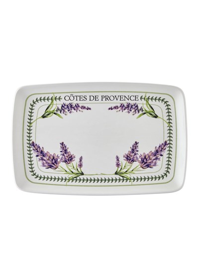 The Mia Provence Lavanta Dikdörtgen Servis Tabağı 31x20 cm