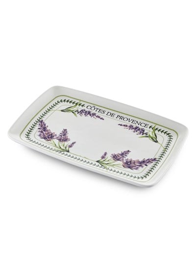 The Mia Provence Lavanta Dikdörtgen Servis Tabağı 31x20 cm