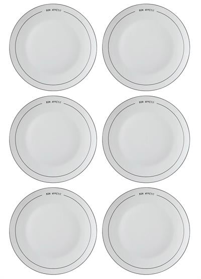 The Mia Round Servis Tabağı 6 Kişilik