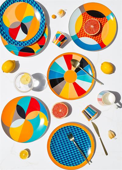 The Mia Shapes Servis Tabağı 6 Kişilik