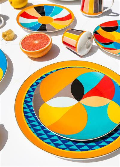 The Mia Shapes Servis Tabağı 6 Kişilik