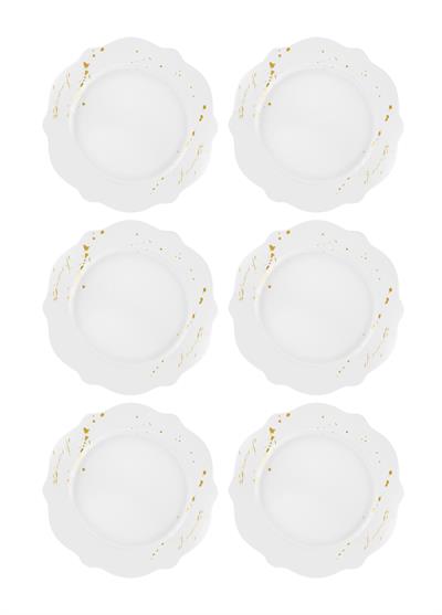 The Mia Splash Servis Tabağı 6 Parça 27 Cm