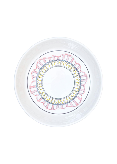 The Mia Spring Ayaklı Meyvelik Pembe 23x14 cm