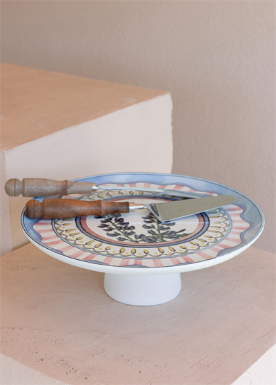 The Mia Spring Ayaklı Pasta Kek Servisi 30 Cm