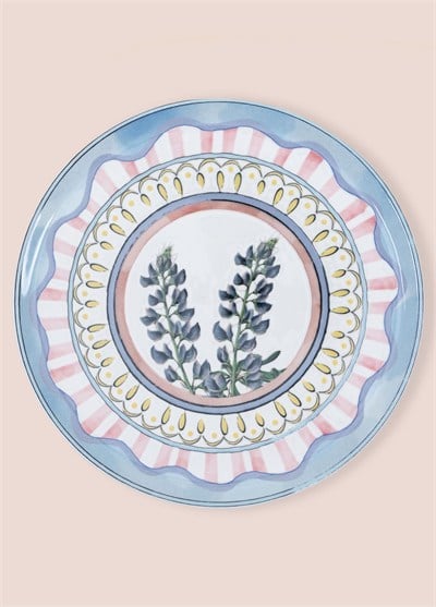 The Mia Spring Ayaklı Servis Tabağı 30x10 cm