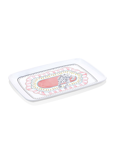 The Mia Spring Dikdörtgen Servis 33x21 cm SPR0014