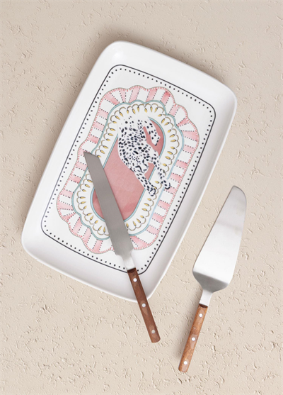 The Mia Spring Dikdörtgen Servis 33x21 cm SPR0014