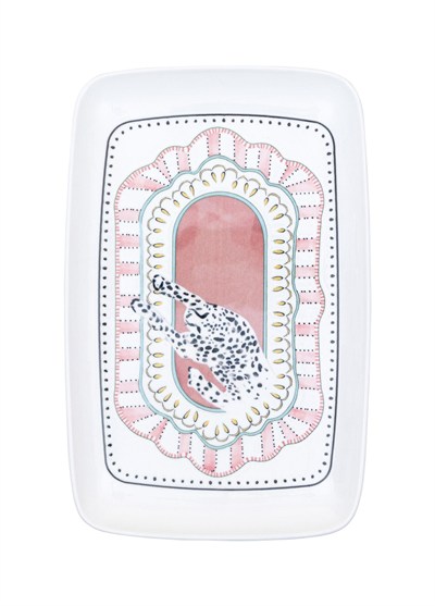 The Mia Spring Dikdörtgen Servis Tabağı 31x20 cm SPR0014
