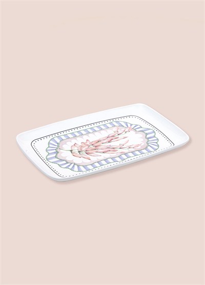 The Mia Spring Dikdörtgen Servis Tabağı 31x20 cm SPR0015