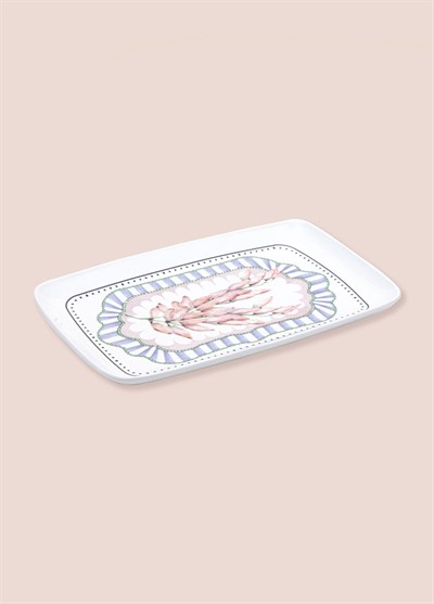 The Mia Spring Dikdörtgen Servis Tabağı 31x20 cm SPR0015