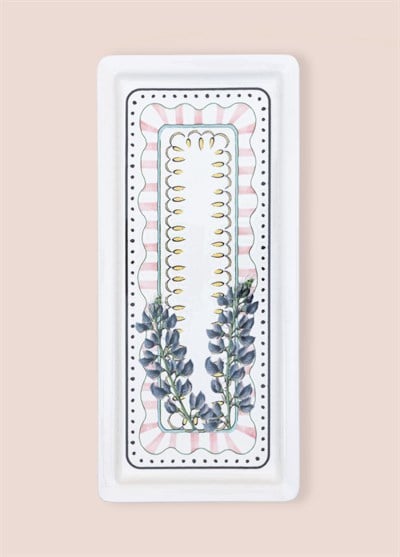 The Mia Spring Dikdörtgen Servis 35x16 cm