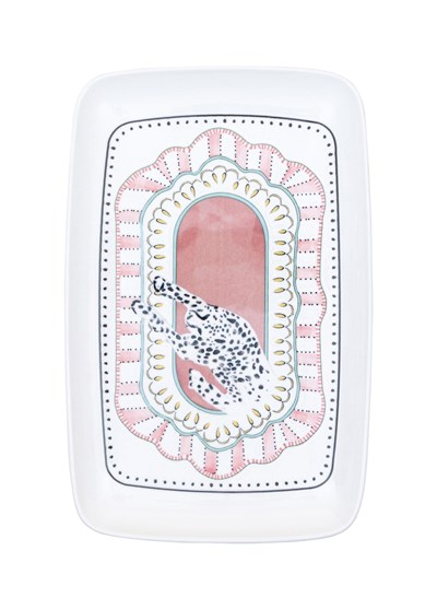 The Mia Spring Dikdörtgen Servis Tabağı 31x20 cm SPR0014