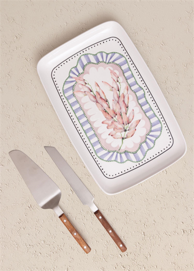 The Mia Spring Dikdörtgen Servis 33x21 cm SPR0015