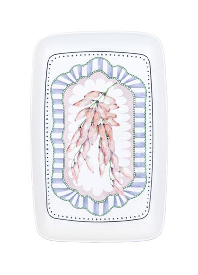 The Mia Spring Dikdörtgen Servis 33x21 cm SPR0015