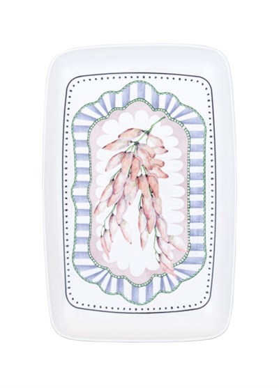 The Mia Spring Dikdörtgen Servis Tabağı 31x20 cm SPR0015