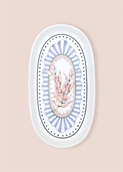 The Mia Spring Oval Servis Tabağı 2li 29 cm