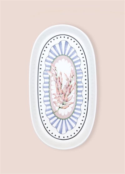 The Mia Spring Oval Servis Tabağı 2li Set 29 cm