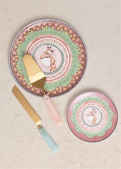 The Mia Spring Servis Tabağı 6lı Set 26 cm SPR0003