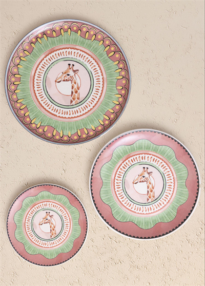 The Mia Spring Servis Tabağı 6lı Set 26 cm SPR0003