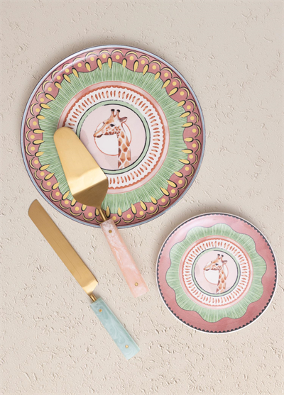 The Mia Spring Servis Tabağı 6lı Set 26 cm SPR0003