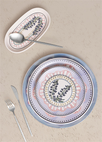 The Mia Spring Servis Tabağı 30 Cm SPR0005