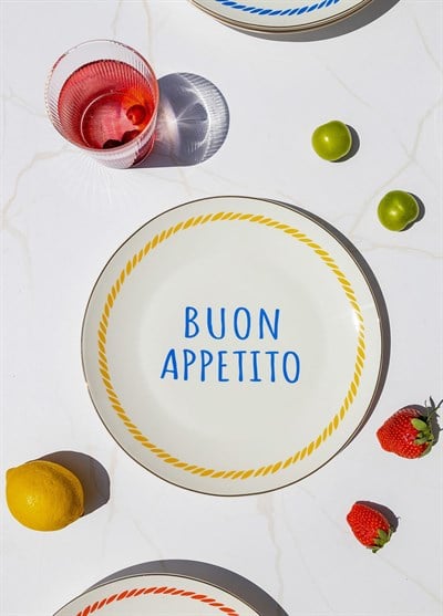 The Mia Ti Amo Servis Tabağı 6 Kişilik