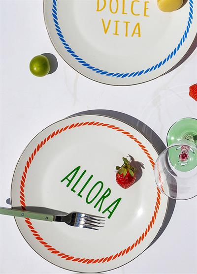 The Mia Ti Amo Servis Tabağı 6 Kişilik