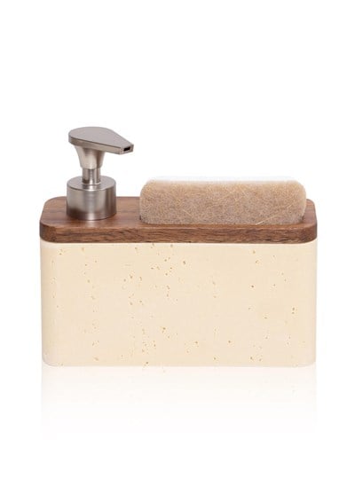 The Mia Travertine Süngerli Sıvı Sabunluk Krem 420 ml