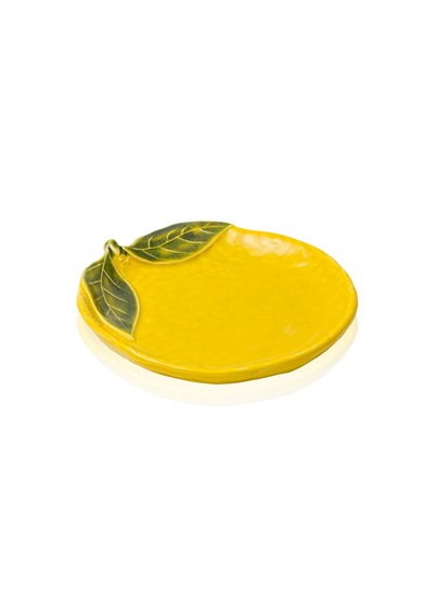 The Mia Artigiano İkram Tabağı Sarı 16 cm