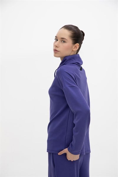 Oma Boğazlı Sweat Future Dusk L