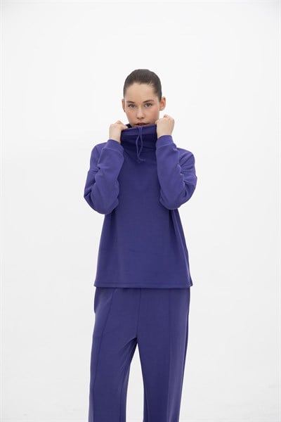 Oma Boğazlı Sweat Future Dusk M