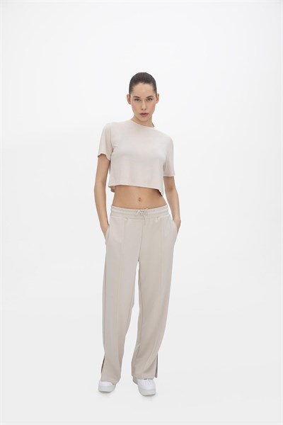 Oma Kapşonlu Fermuarlı Sweat Cloud Dancer L
