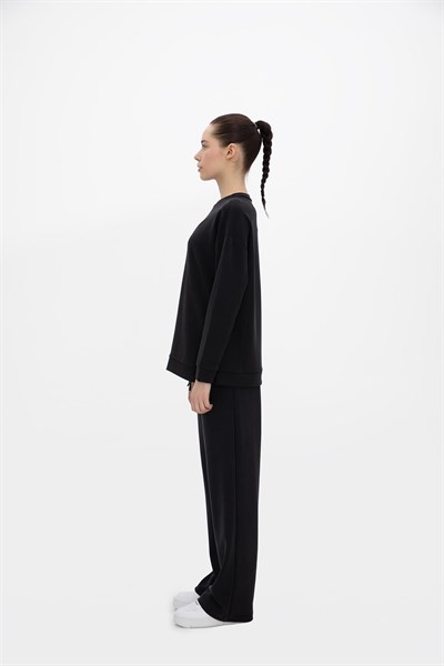 Oma Sweat Jet Black L