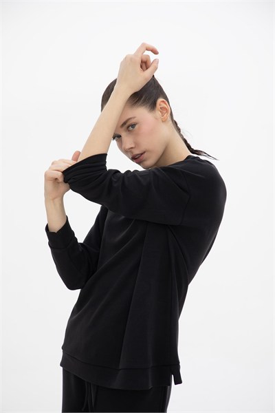Oma Sweat Jet Black M