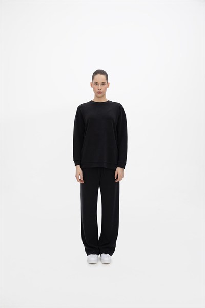 Oma Sweat Jet Black M