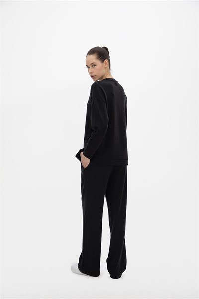 Oma Sweat Jet Black M
