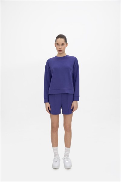 Oma Crop Sweat Future Dusk L