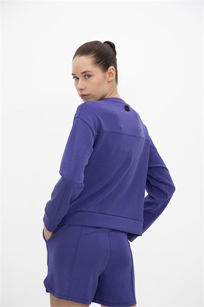 Oma Crop Sweat Future Dusk M