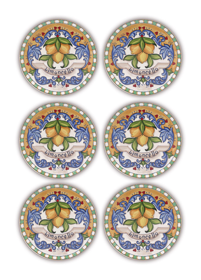 Tabak  Limoncello Servis Tabağı 30 cm 6 Kişilik 