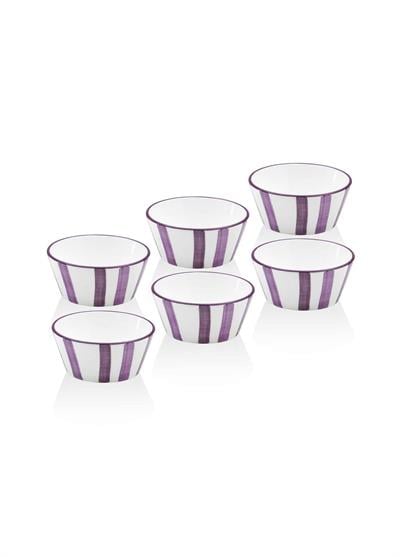Tabak The Mia Joy Sosluk Çerezlik 6lı Set Mor 10 cm