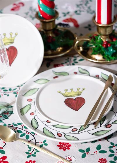 The Mia Luv Pasta Tabağı 6lı Set 19 cm