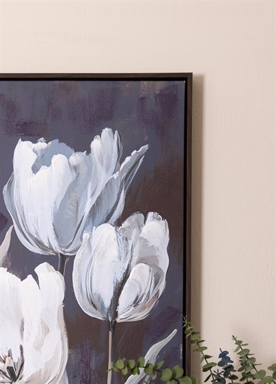 The Mia Abstrcat Tulips Kanvas Tablo 70x100 cm